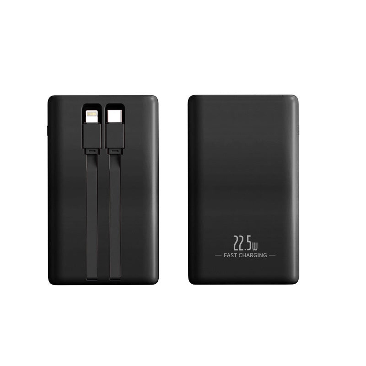 120W Fast Charging Power Bank 20000mAh Built-In Cable