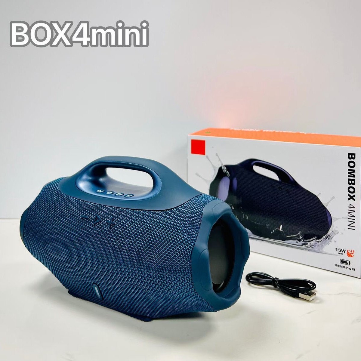 Boombox 4 Mini Wireless Bluetooth Speaker with FM Radio & TWS