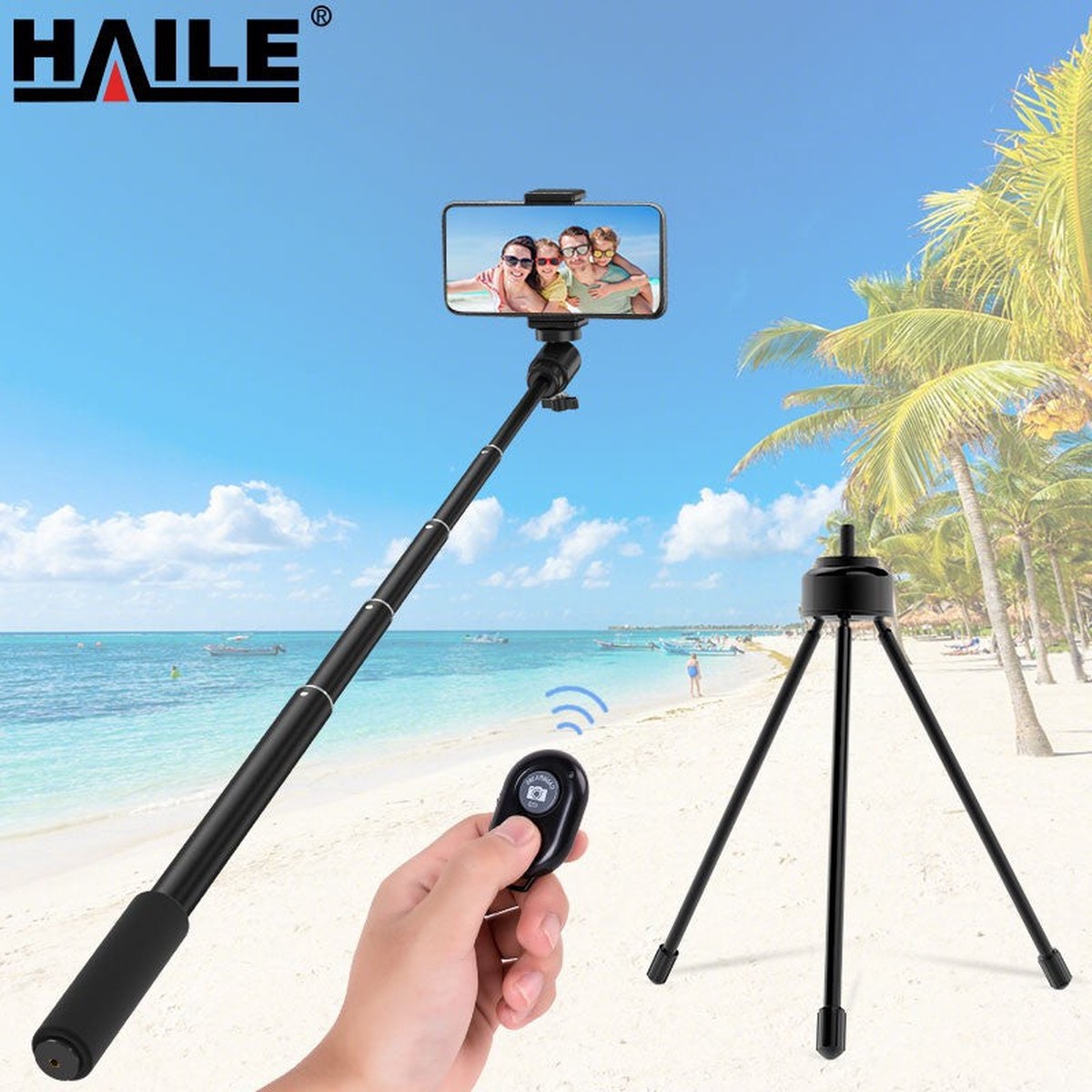Extendable Tripod Selfie Stick