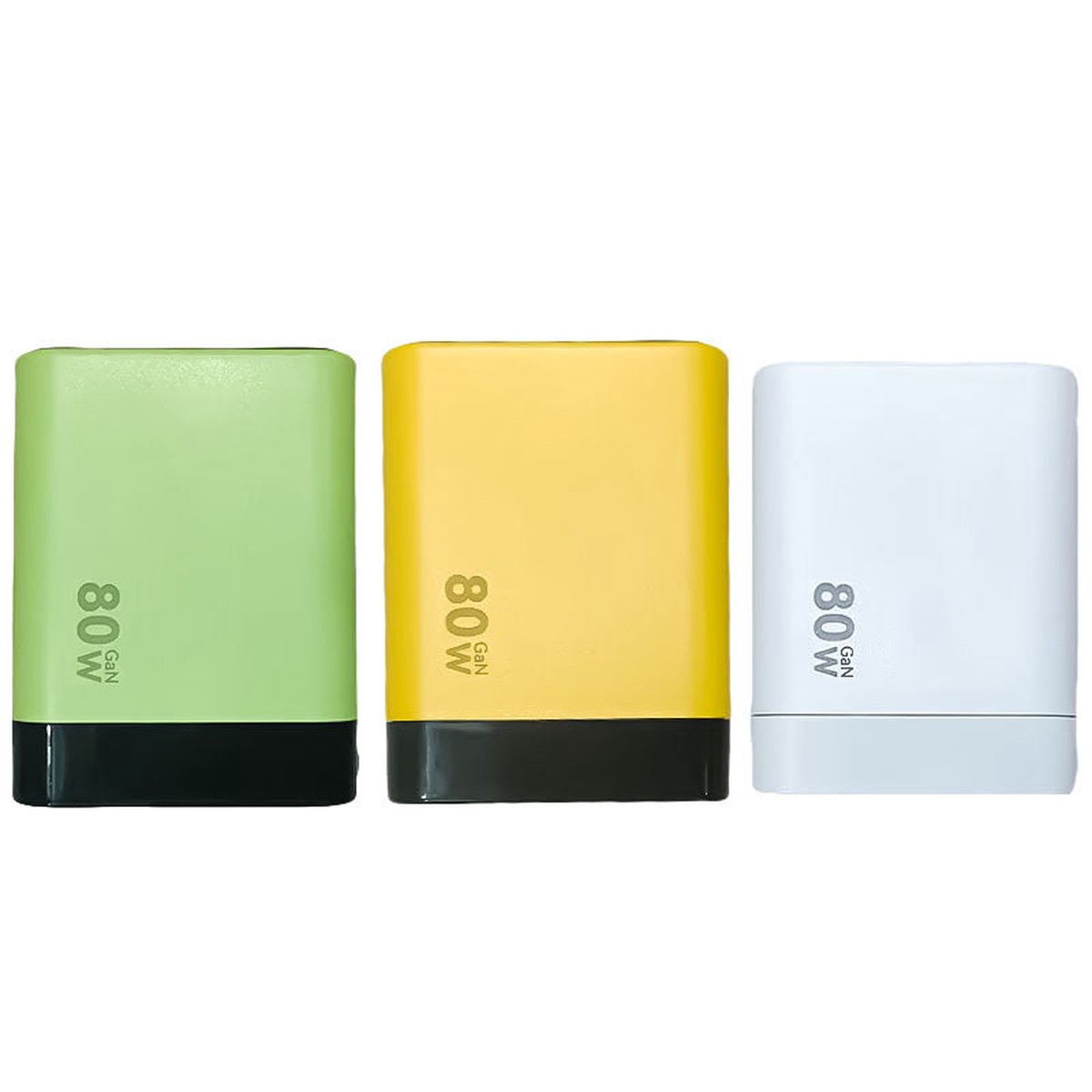 GaN Fast Charger Dual Port with Retractable Cable