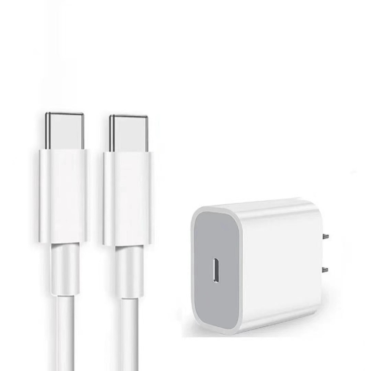 30W USB-C Fast Charging Adapter with Cable for Apple Devices