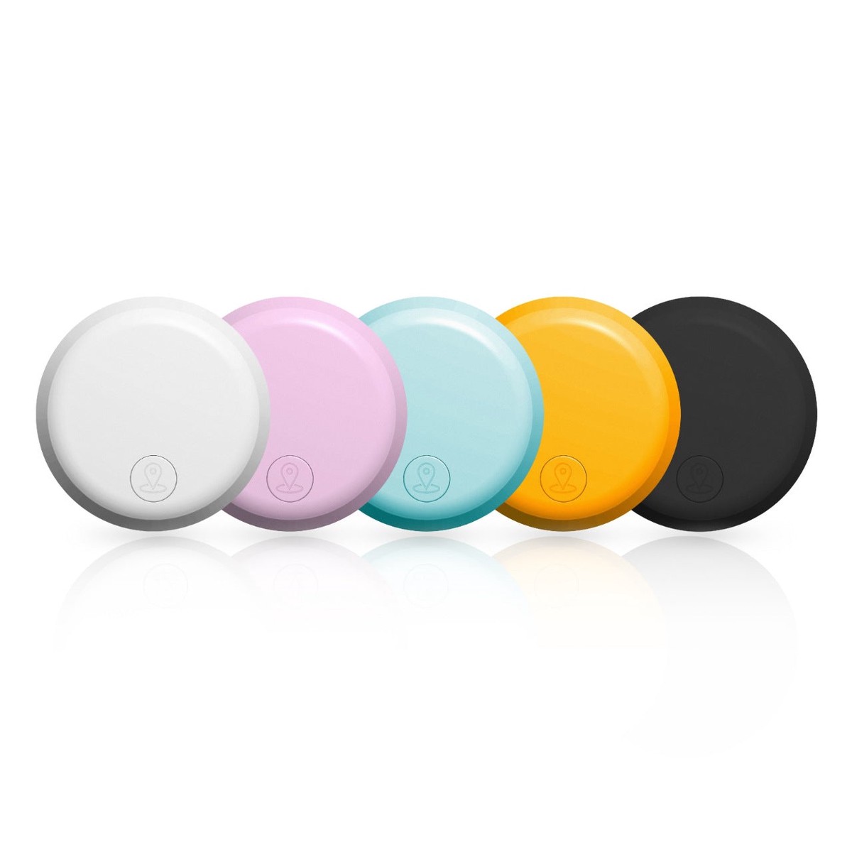 Round Smart GPS Anti Lost Tracker for Apple Find My Phone