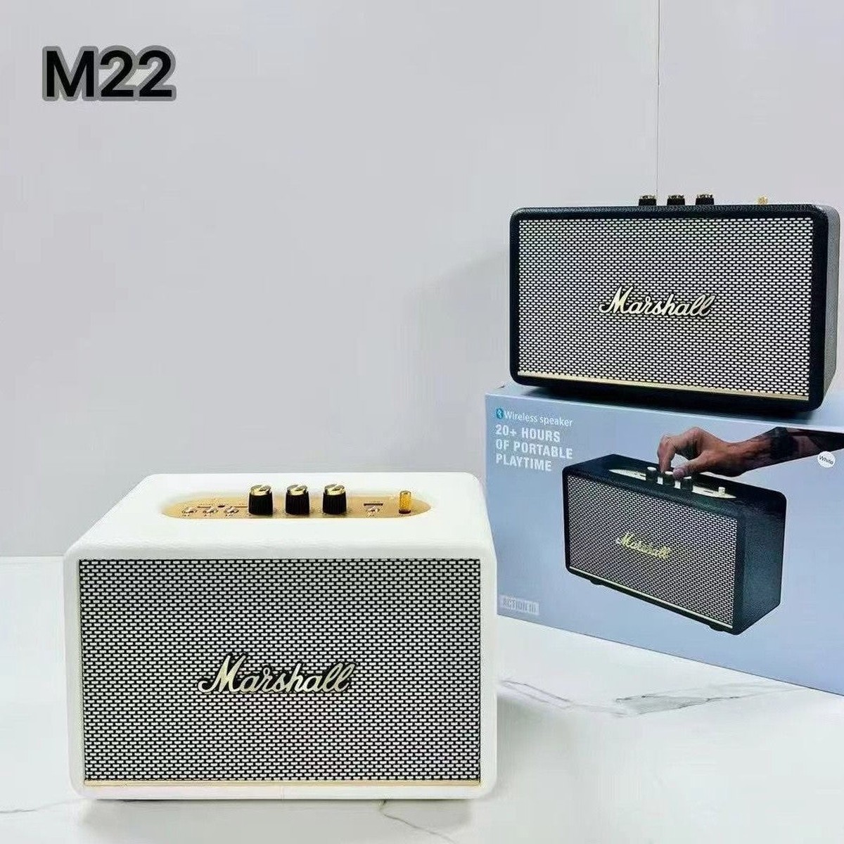 Retro Wooden Bluetooth Speaker, HiFi 360 Surround Sound