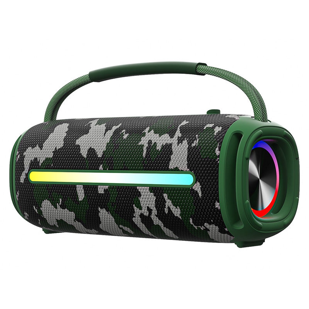 Portable Waterproof Bluetooth Speaker with RGB LED Lights and