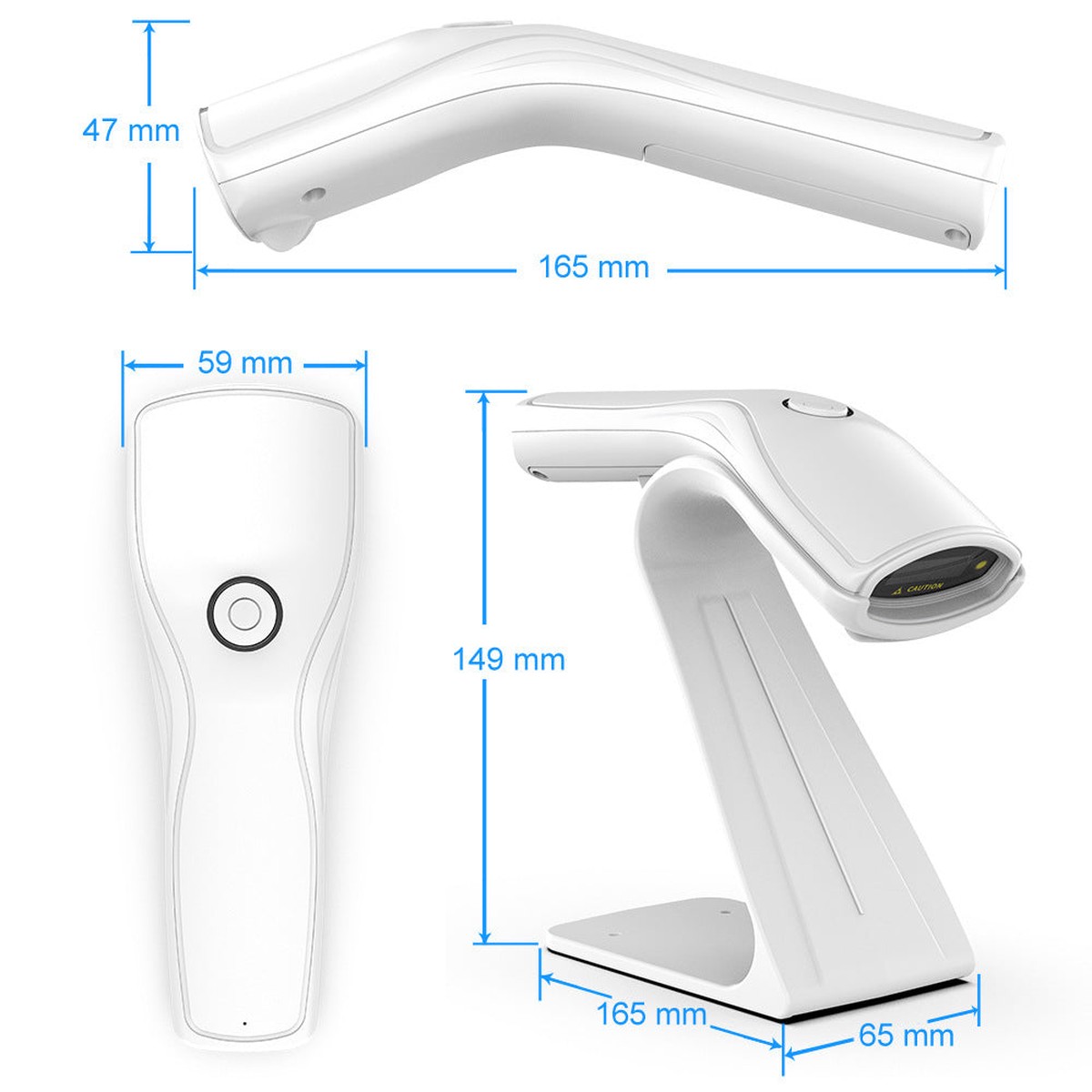 Wireless 1D 2D Barcode Scanner for Retail & Logistics