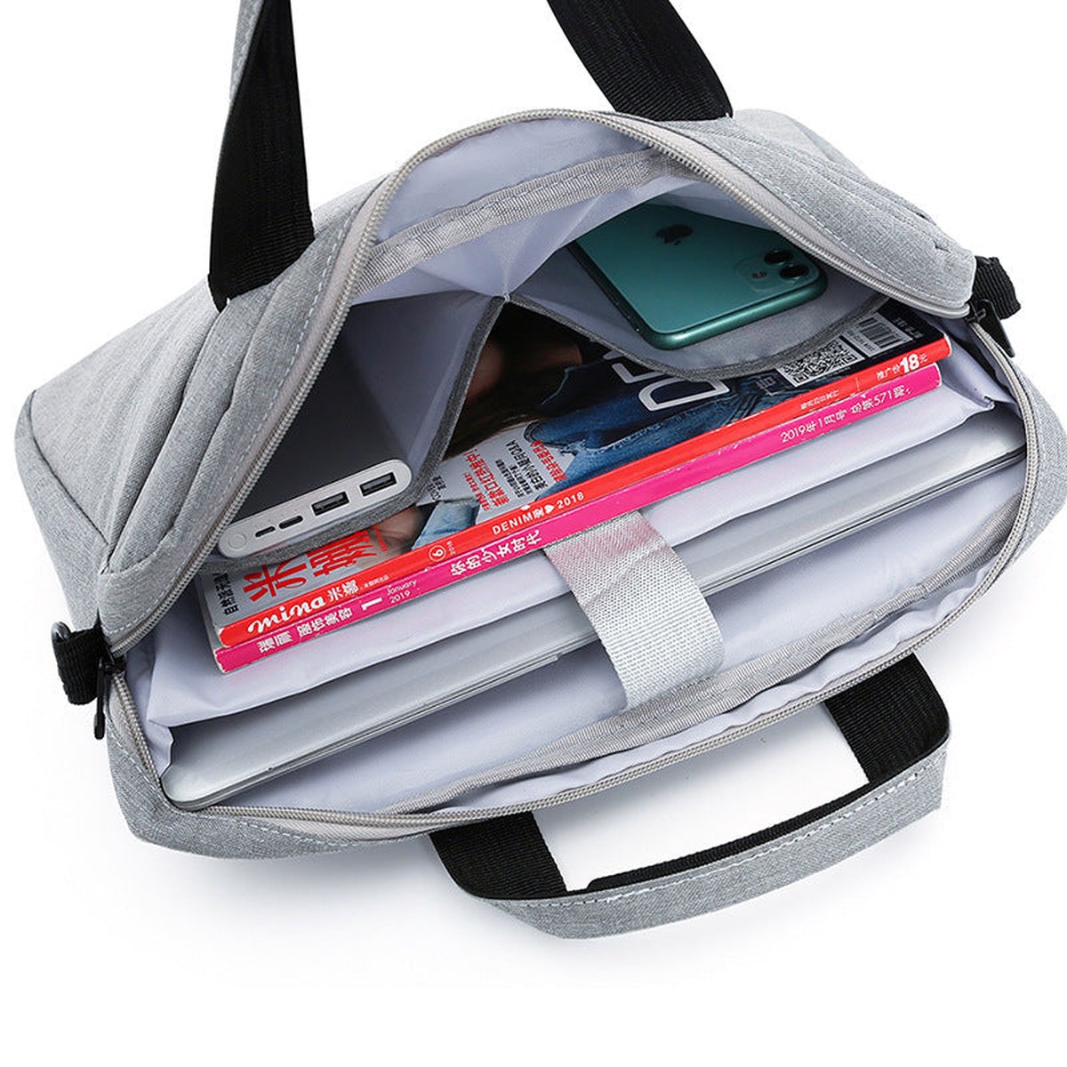 Waterproof Nylon Laptop Briefcase for 15.6 to 16 Inch