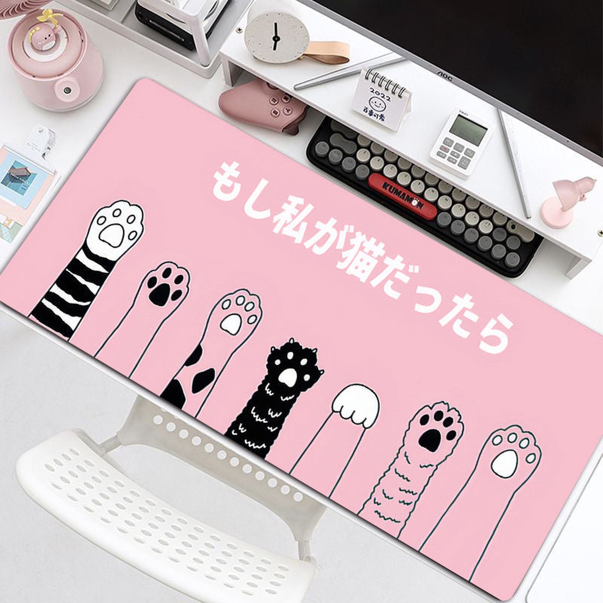 Cute Cartoon XL Gaming Mouse Pad Office Desk Mat