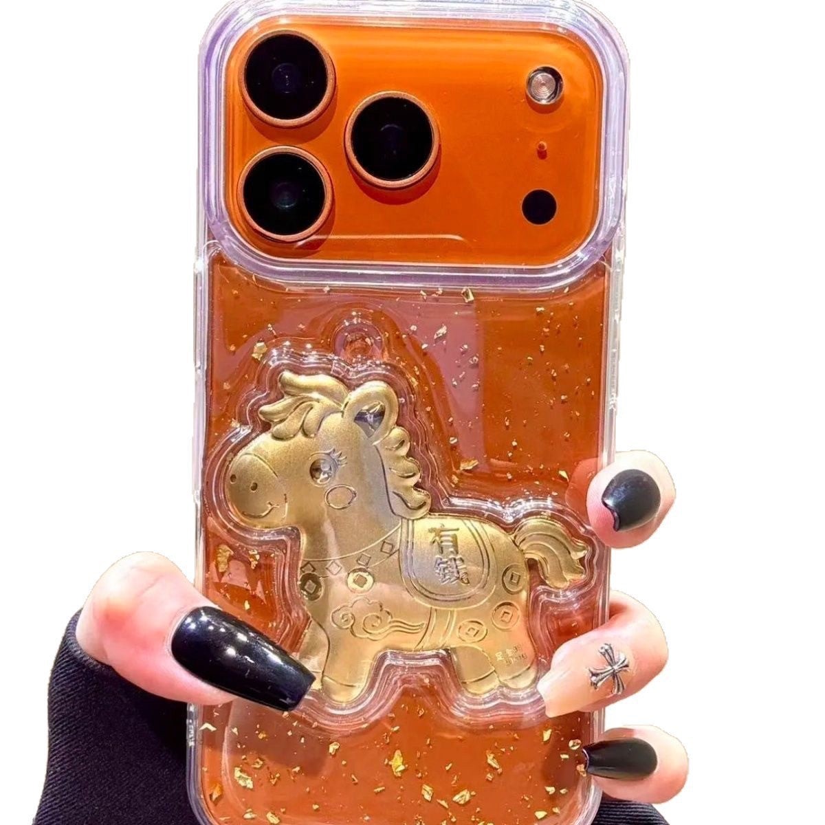 Gold Foil iPhone Case  Clear Protective Cover