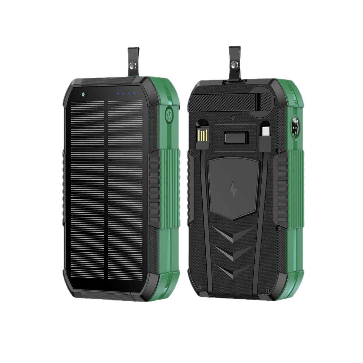 Premium Outdoor "Three-Proof" Hand-Crank Solar Power Bank Kit