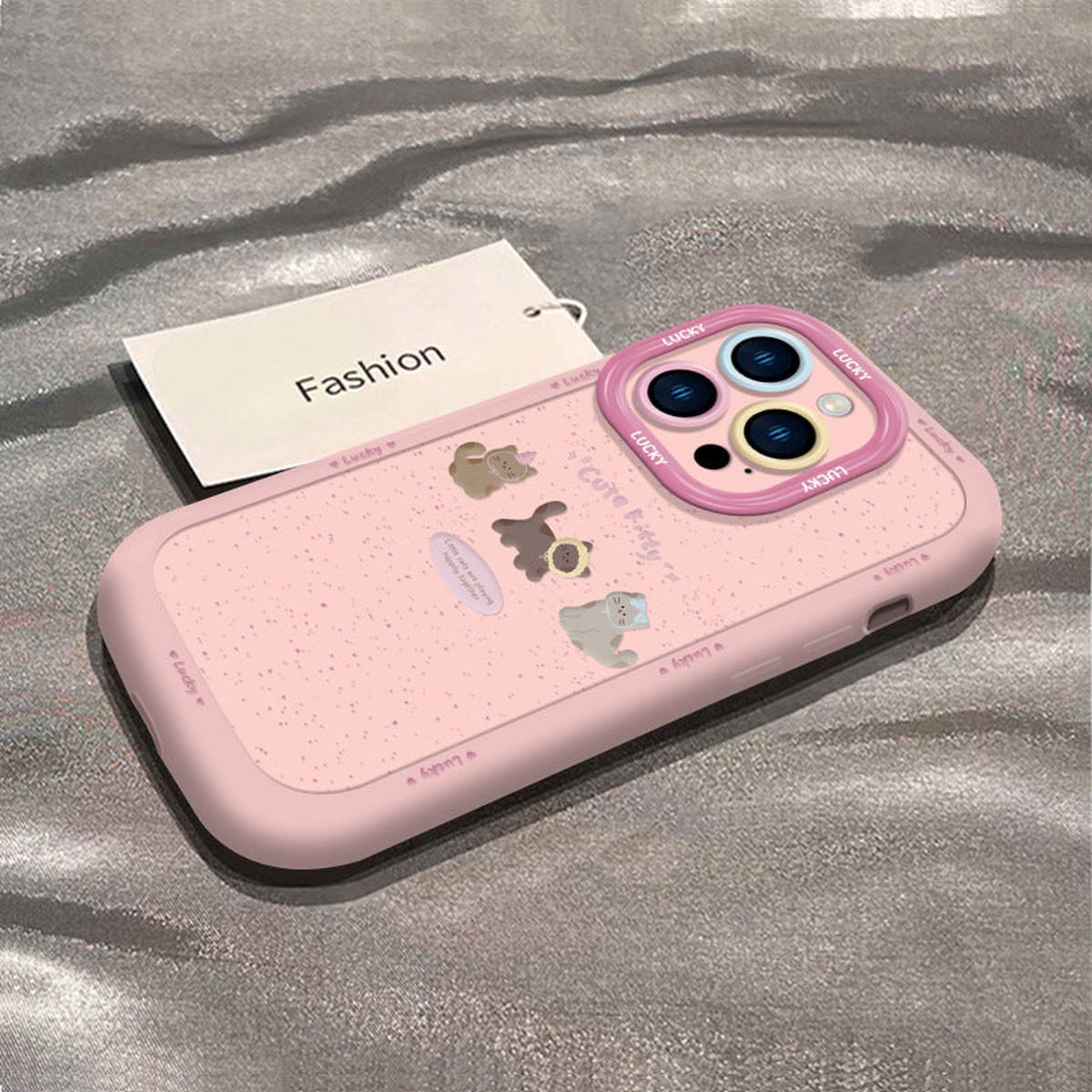 STOCK-Coffee Kitten Lanyard Case (iPhone 14 Pro Max, etc.)
