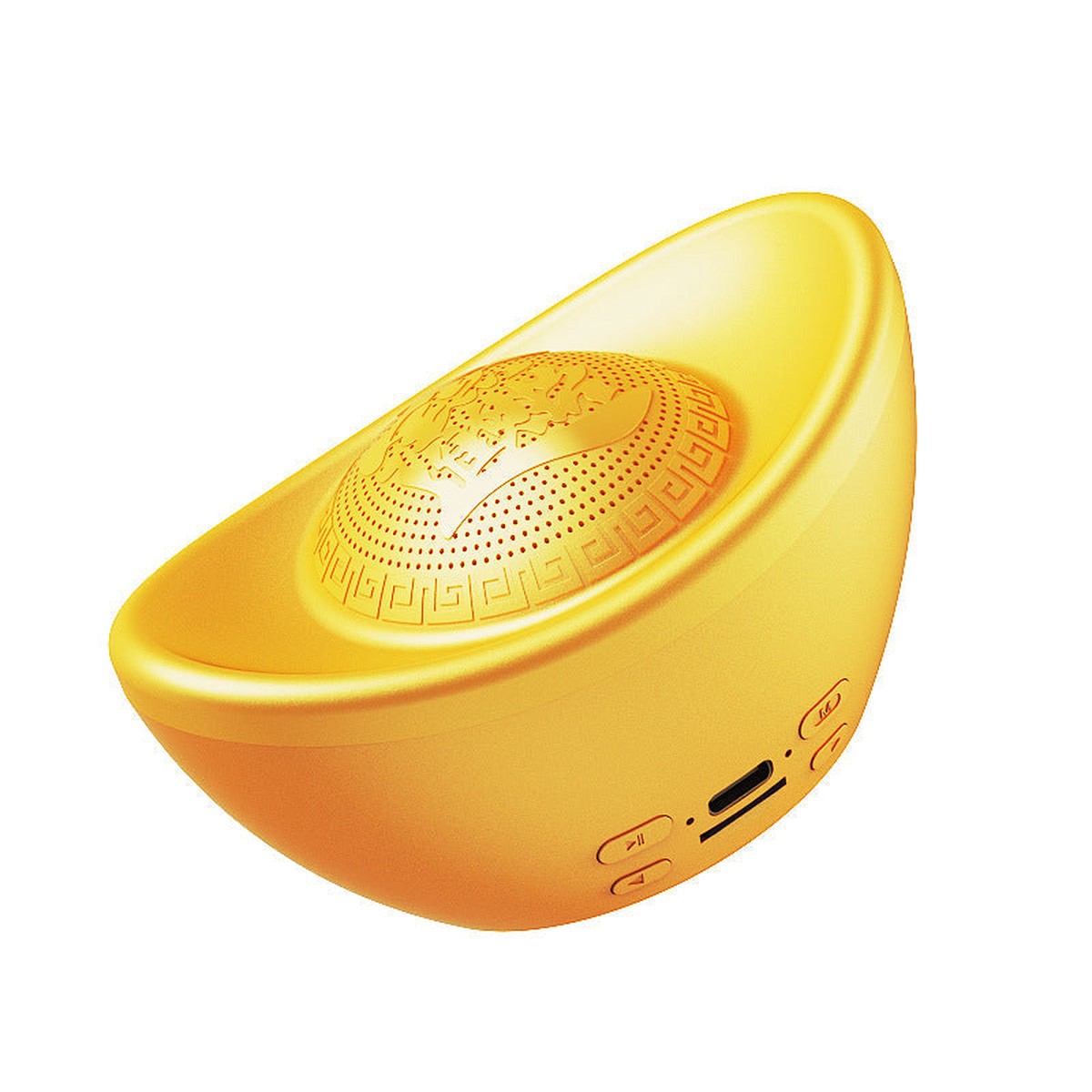 Portable Mini Bluetooth Speaker and Subwoofer Radio Ornament