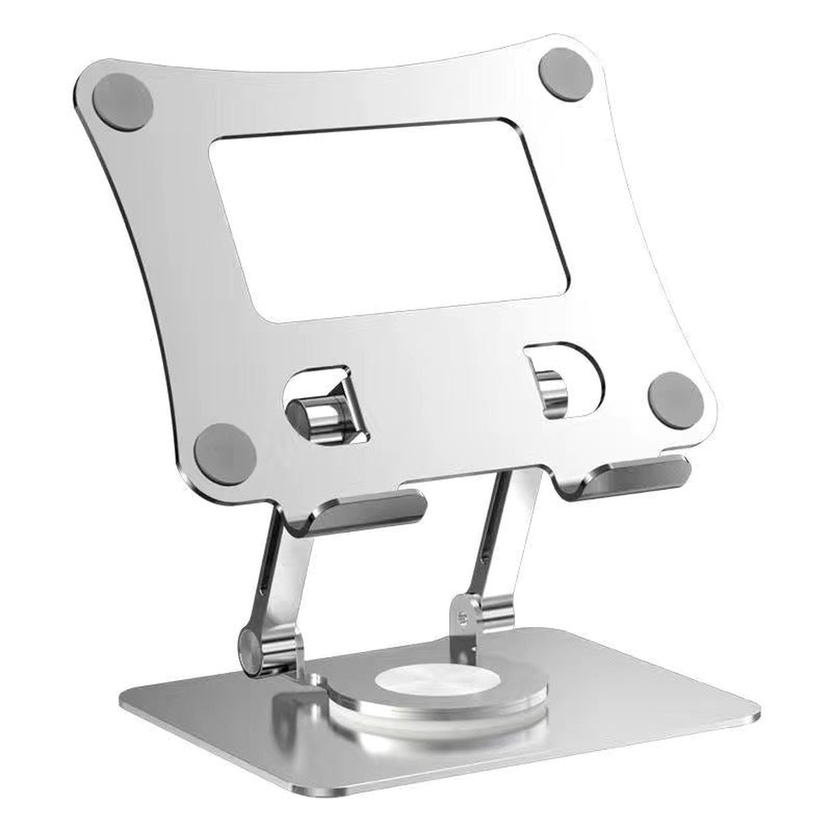 360 Rotating Metal Tablet Stand  Desktop iPad Holder