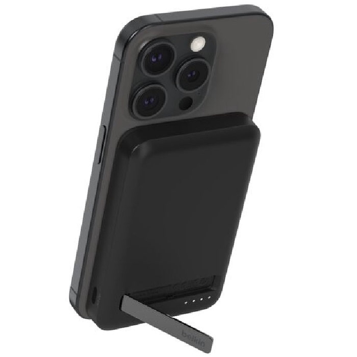 Belkin BoostCharge Pro 5k mAh Magnetic Power Bank With Qi2 + USB-C Cable (1M) - Black (BPD006btBK),15W,1xUSB-C, Overcharge Protection,2