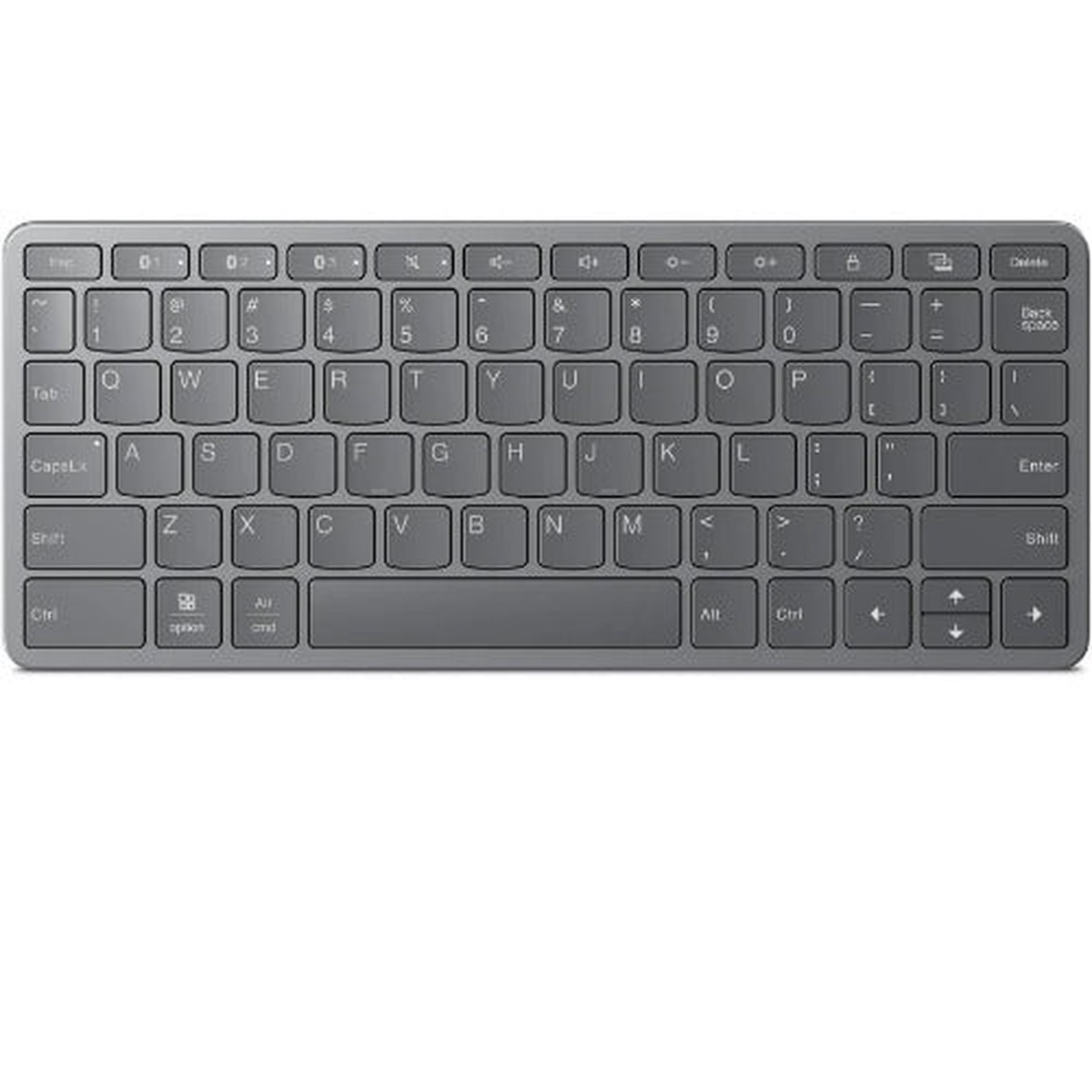 Lenovo Multi-Device Wireless Keyboard - (ZG38C05811), Connect upto 3 devices, Convenient & Comfort typing, Flexible connectivity, 1 Year