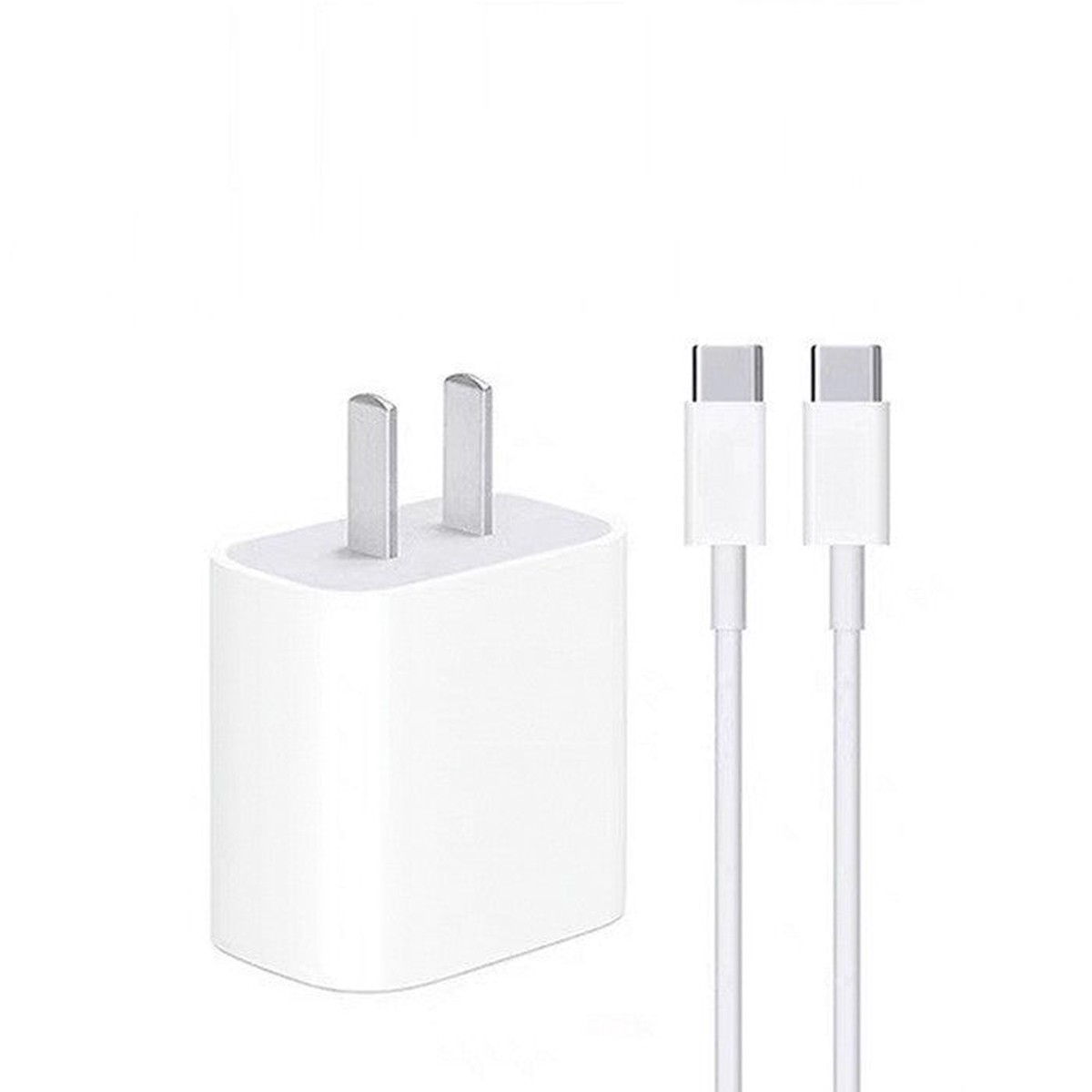 iPhone 15 20W PD Fast Charger & Dual Type-C Cable