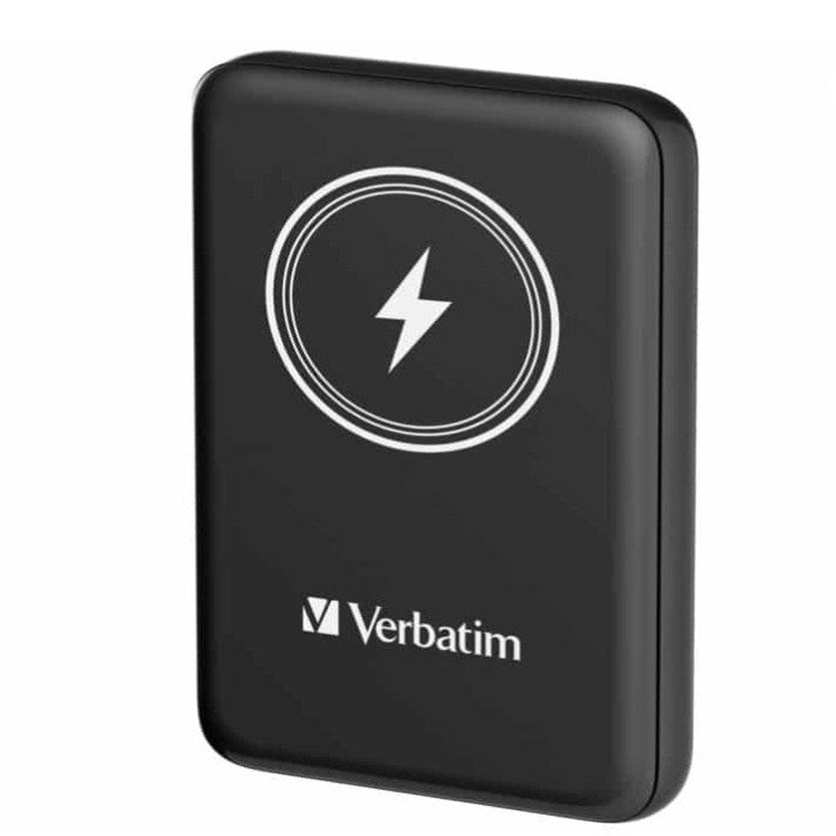 Verbatim Power Pack 10,000 mAh PD 3.0,  22.5w, embedded cables USB-C, Lightning Cables, USB-A Ports  Charge 4 devices at once, LED display Black