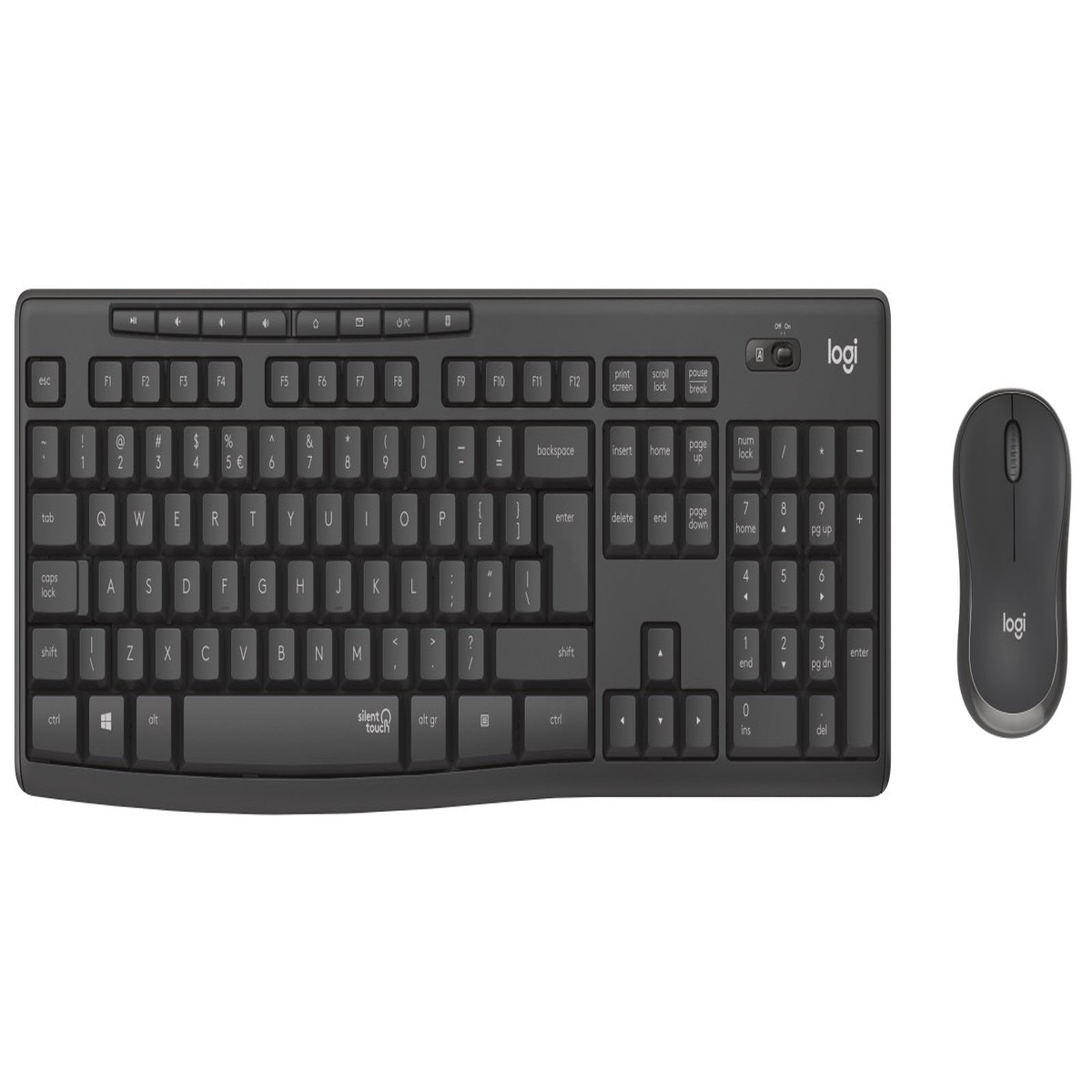 Logitech MK295 Wireless SILENT  KEYBOARD AND MOUSE COMBO, 2.4GHZ USB RECEIVER – 1YR WTY